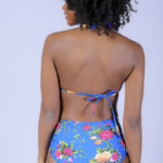 Maillot de bain femme 2 pièces imprimé à fleur Elisa