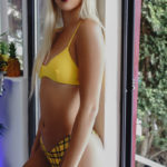 Maillot de bain femme bikini 2 pièces jaune Hélianthe
