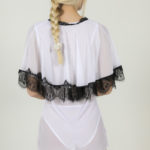 Ensemble lingerie fine Keyshia blanc et noir