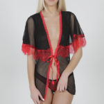 Ensemble lingerie fine Keyshia blanc et noir