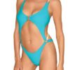 Ma lingerie fine By Leonce Maillot de bain monokini string bleu Scarlette 1